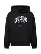 GCDS Sweatshirt  sort / hvid