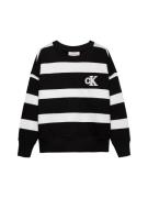 Calvin Klein Jeans Sweatshirt  sort / hvid