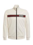 GUESS Sportssweatjakke 'KORBIN'  beige / rød / sort / hvid