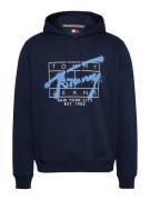 Tommy Jeans Sweatshirt  navy / lyseblå / hvid