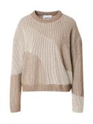 ARMEDANGELS Pullover 'MAYRAA VANISE'  beige / mørkebeige / hvid