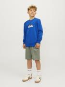 Jack & Jones Junior Sweatshirt  røgblå / royalblå / sort / hvid