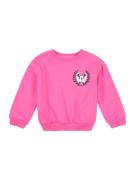 GAP Sweatshirt 'DIS CHARACTER'  pink / sort / hvid