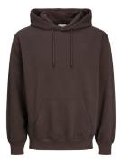 JACK & JONES Sweatshirt 'JJECharge'  mørkebrun