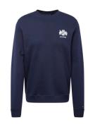 TOMMY HILFIGER Sweatshirt  navy / hvid