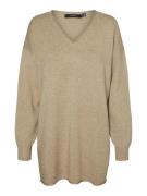 VERO MODA Pullover 'VMGOLD'  beige