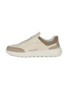 Boggi Milano Sneaker low  creme / guld / taupe