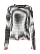 MADS NORGAARD COPENHAGEN Pullover 'Ellis'  rød / sort / hvid