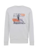 WESTMARK LONDON Sweatshirt 'London Diversity'  basalgrå / orange / sor...