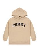 TOMMY HILFIGER Sweatshirt 'VARSITY'  creme / rød / sort / hvid