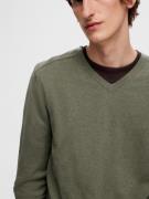 SELECTED HOMME Pullover 'SLHBerg'  oliven