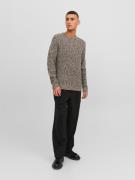 JACK & JONES Pullover  brun / lysebrun