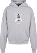 MJ Gonzales Sweatshirt 'Higher than heaven'  brun / grå-meleret / hvid