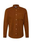 JACK & JONES Skjorte 'JJECLASSIC'  cognac