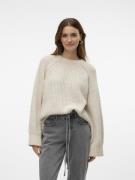 VERO MODA Pullover 'VMMeredith'  taupe