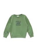 s.Oliver Sweatshirt  grøn / sort