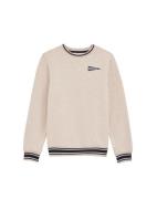 WE Fashion Sweatshirt  beige-meleret / sort