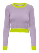 ONLY Pullover 'PIUMO'  citron / lavendel