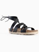 Bayton Sandaler med rem 'Braltar'  sort