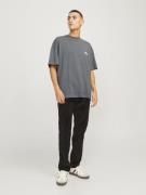 JACK & JONES Bluser & t-shirts  grå / offwhite