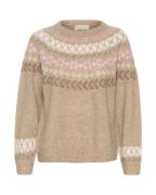 Cream Pullover 'Cherrie'  beige-meleret / pink