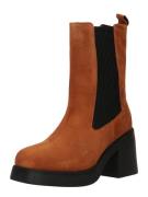 River Island Chelsea Boots  cognac / sort