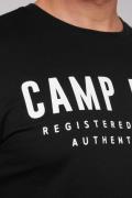 CAMP DAVID Bluser & t-shirts  sort / hvid