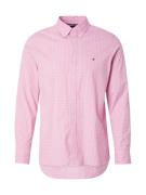 TOMMY HILFIGER Skjorte  pink / hvid