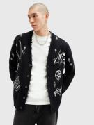 AllSaints Cardigan 'KOTO'  sort / hvid