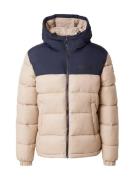 NAPAPIJRI Vinterjakke 'HORNELEN'  beige / navy