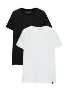 Pull&Bear Bluser & t-shirts  sort / hvid