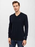 Daniel Hills Pullover  navy / brun / rød