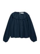 MANGO KIDS Bluse 'DOTTY'  navy