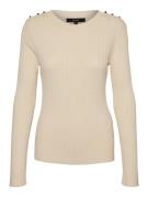 VERO MODA Pullover 'GLORY'  beige