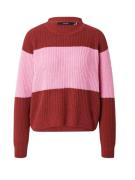 VERO MODA Pullover 'VMAGATE'  lys pink / carminrød