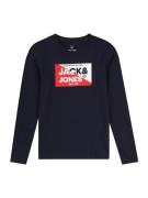 Jack & Jones Junior Shirts 'JJNOLAN'  navy / rød / hvid