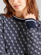 GUESS Pullover 'LISE'  navy / hvid