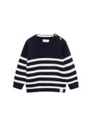 MANGO KIDS Pullover 'SAMY7'  navy / hvid