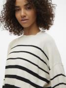 VERO MODA Pullover 'VMRain'  lysebeige / sort