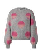 ONLY Pullover 'ONLAIDA'  grå / pastelorange / lys pink