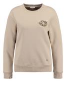 Key Largo Sweatshirt ' KISS '  beige / brun / sort