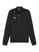 PUMA Sportssweatjakke 'TeamGoal'  sort / hvid