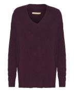 CULTURE Pullover 'Olivia'  bordeaux