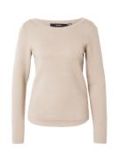 VERO MODA Pullover 'VMGOLD NEEDLE'  mørkebeige