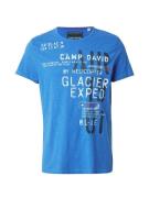 CAMP DAVID Bluser & t-shirts 'Heli Flight'  blå / merlot / sort / hvid