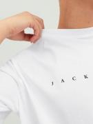 JACK & JONES Bluser & t-shirts 'JJEstar'  navy / offwhite