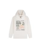 Scalpers Sweatshirt 'Stroke'  grå / orange / offwhite