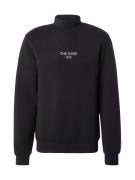 INDICODE JEANS Sweatshirt 'Collen'  sort / hvid