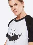 Mister Tee Bluser & t-shirts 'Banksy Panda'  sort / hvid