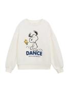 MANGO KIDS Sweatshirt 'SDANCE'  ecru / blå / gul / sort